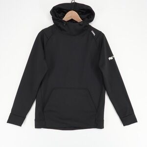 UNRL Crossover Hoodie Mens XS Black Pullover Teladoc Health Stretch Sweatshirt
